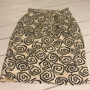 Flora Kung New York silk Skirt Size 6 with pockets
